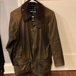 Barbour Men's green Waxed Jacket